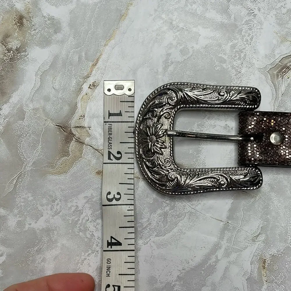 3D Western/Cowgirl Y2K McBling Glam Studded Belt